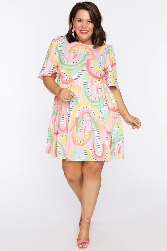 Limited-Time Offers You Can't Ignore Jackson Rainbow Vibing Dress