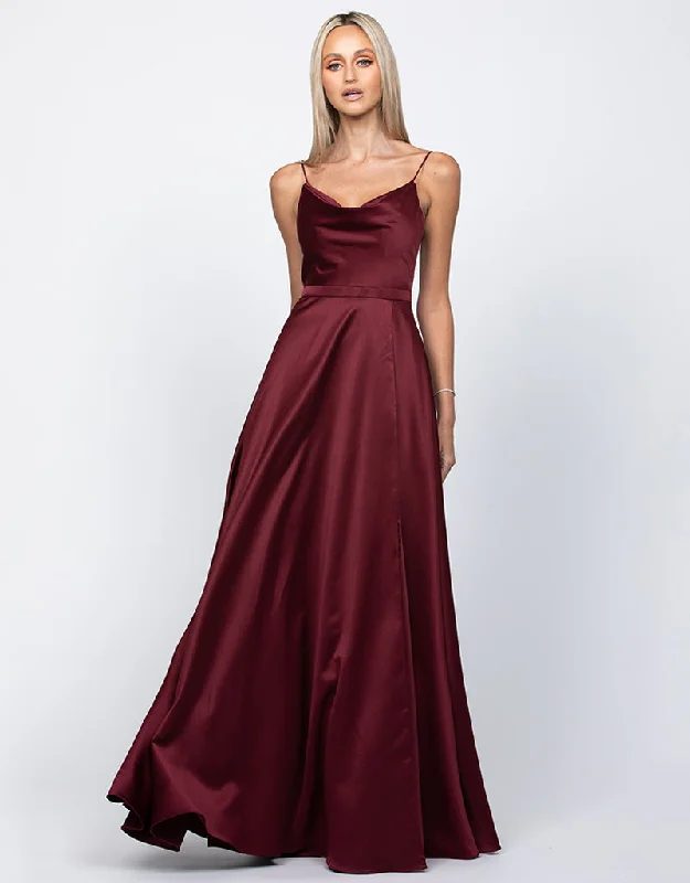 Women's Resort Garments Diamond Cowl Wrap Gown