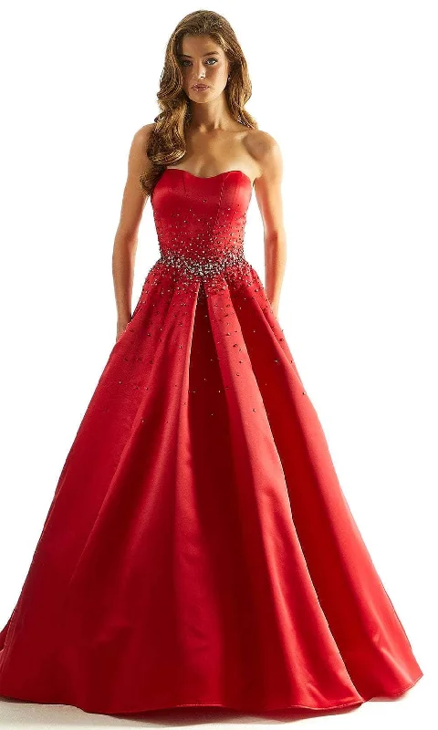 Women's Trendy Casual Clothes Mori Lee 49054 - Sweetheart Sleeveless Ballgown