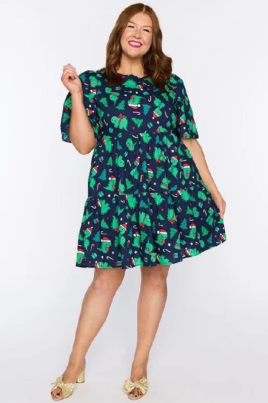Limited Stock, Unlimited Style Isadora Dino Christmas Dress