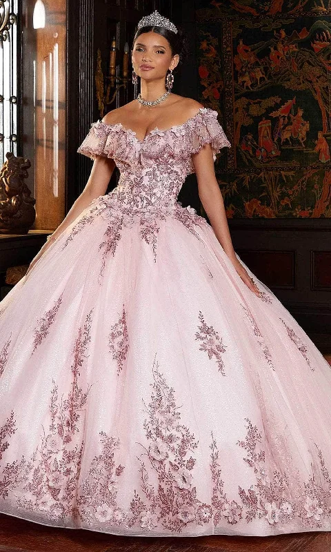 Clothing Online Mori Lee 89333 - Off Shoulder Bow Ballgown