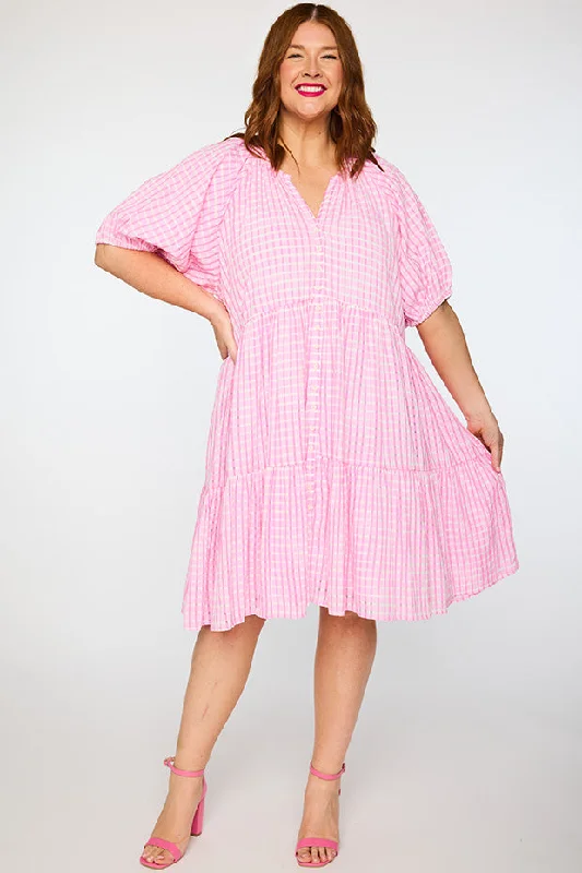 Luxe Fashion, Less Cost Kya Pink Dress