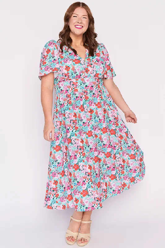 Fashion-Forward Looks At Low Prices Imogen Pops of Red Dress