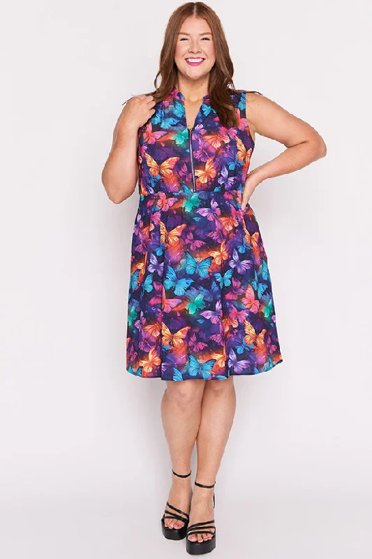 Sale Ends Soon – Don't Miss Out Oscar Butterfly Rainbow Dress