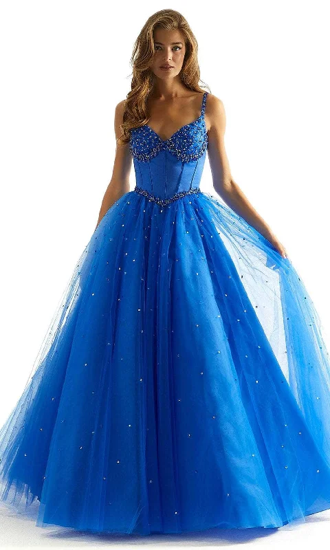 Women's Clothing Sets Mori Lee 49084 - Sweetheart Rhinestone Embellished Ballgown