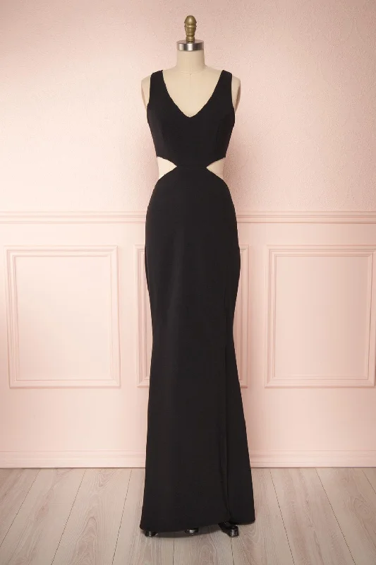 Women's Resort Attire Kiira Black | Mermaid Gown