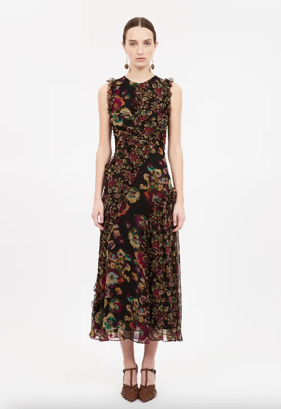 Women Fashion Avrelie Dress - Cosmic Floral