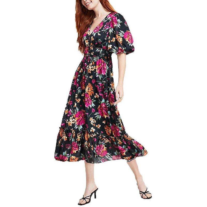 Women's High-Fashion Outfit Kensie Dresses Womens Floral Print Maxi Sundress