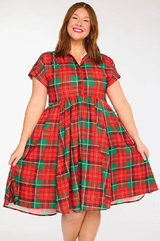 Your Favorite Items, Now At Lower Prices Frankie Tartan Christmas Dress