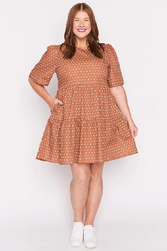 Shop More, Save More This Weekend Isadora Mocha Spot Dress