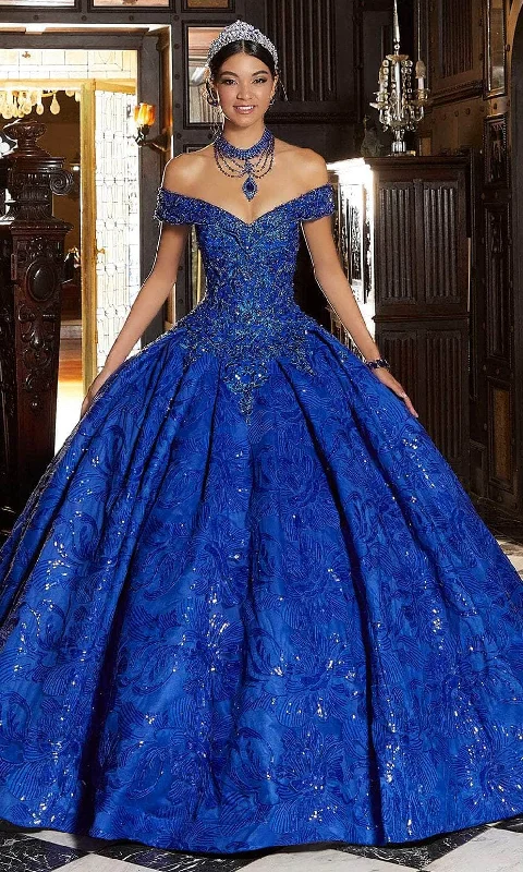 Charming Everyday Clothing For Women Mori Lee 89344 - Beaded Pleated Ballgown