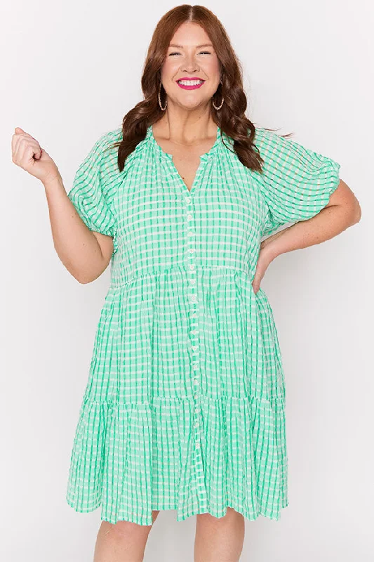 Huge Discounts On Your Favorites Kya Green Dress