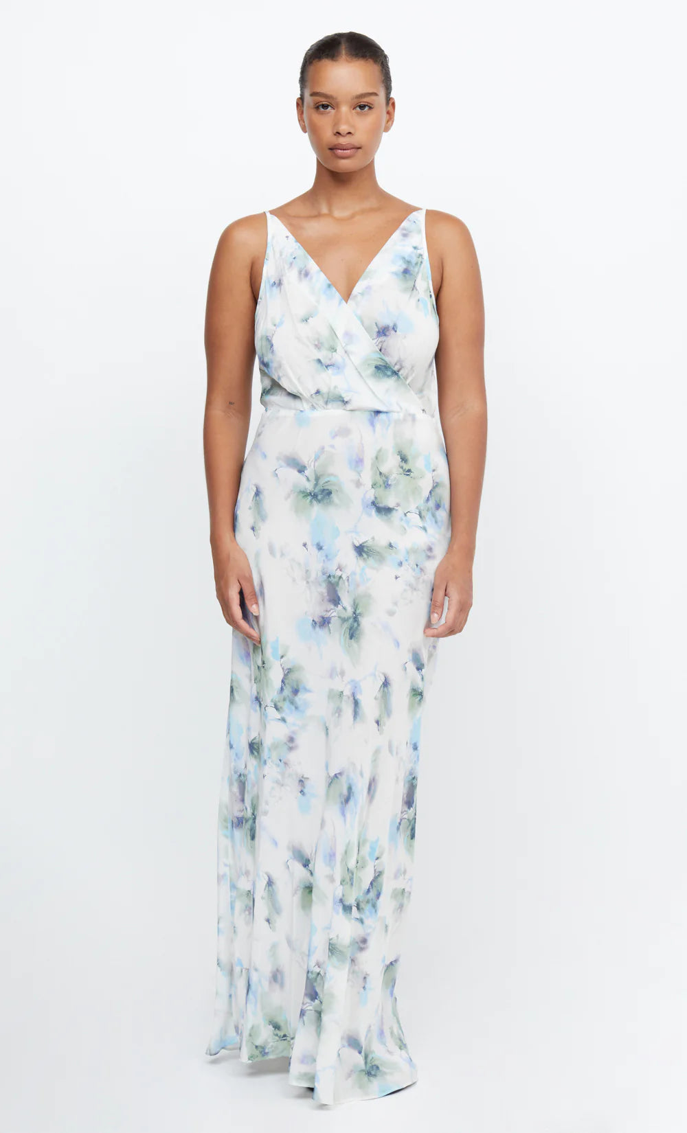 Trendy Women's Apparel for All Seasons Corrine V Maxi Dress - Watercolor Floral