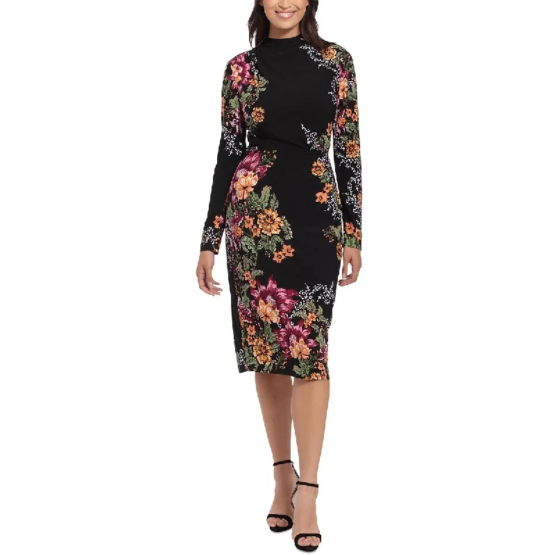 Best Boutiques Online London Times Womens Floral Print  Sheath Dress