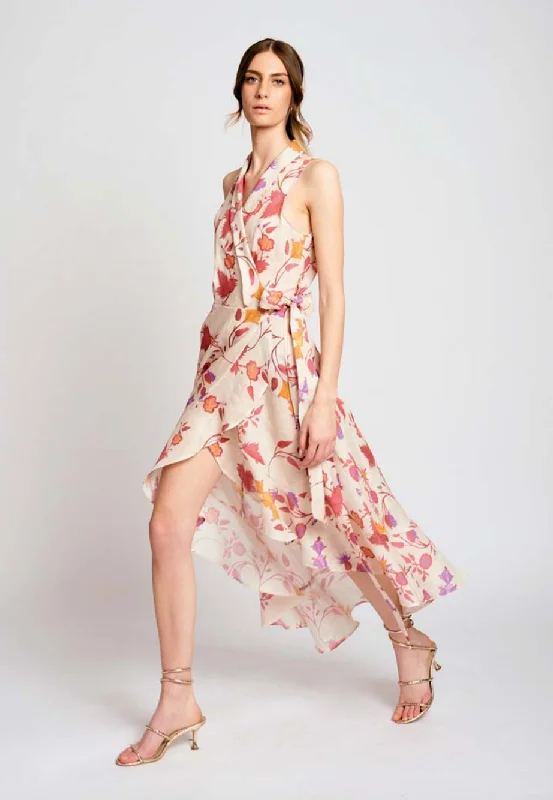 Online Clothing Stores Ramona Tie Dress - Red Floral