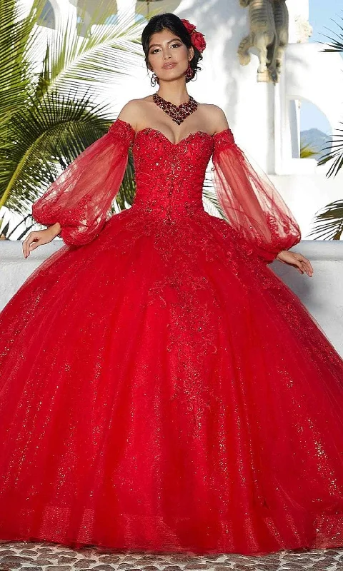 Online Clothing Stores Mori Lee 89359 - Puffy Sleeve Ballgown