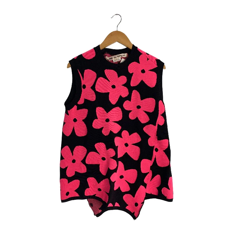 Timeless Women's Clothes COMME des GARCONS/Vest/S/Polyester/Floral Pattern/GI-N016/Multicolor