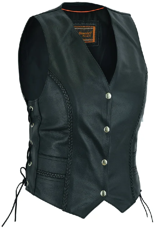 Workwear Fashion for Women DS222 Women's Braided Vest