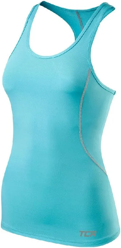 Women's Sporty Clothes TCA Pro Performance Womens Running Vest Tank Top - Blue