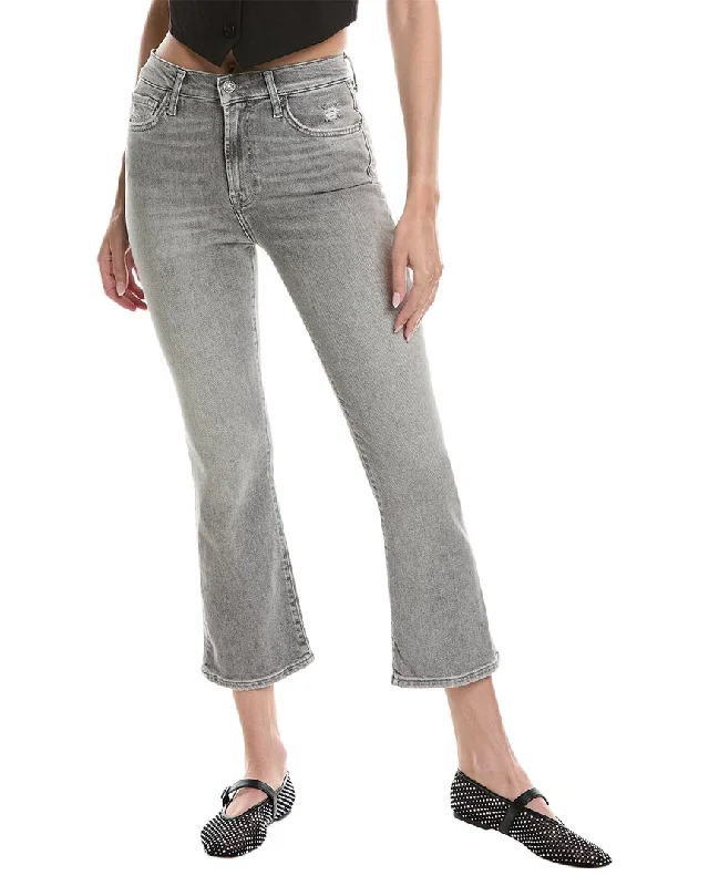 Women Wear Online 7 For All Mankind Luxe Vintage High-Waist Imprint Slim Kick Jean