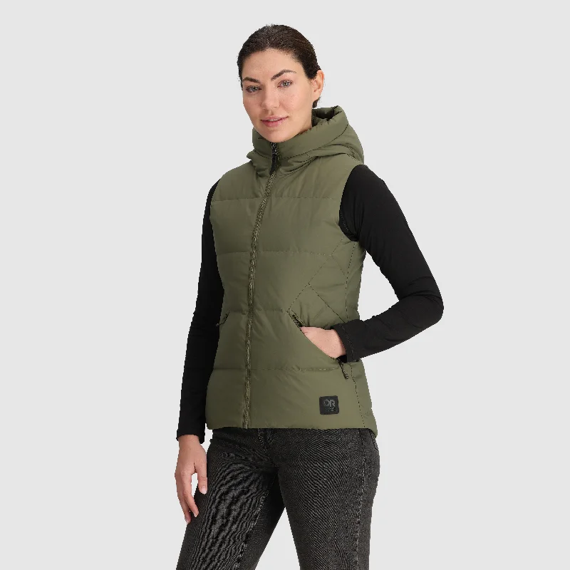 Vintage-Inspired Garments Women's Coze Hooded Down Vest