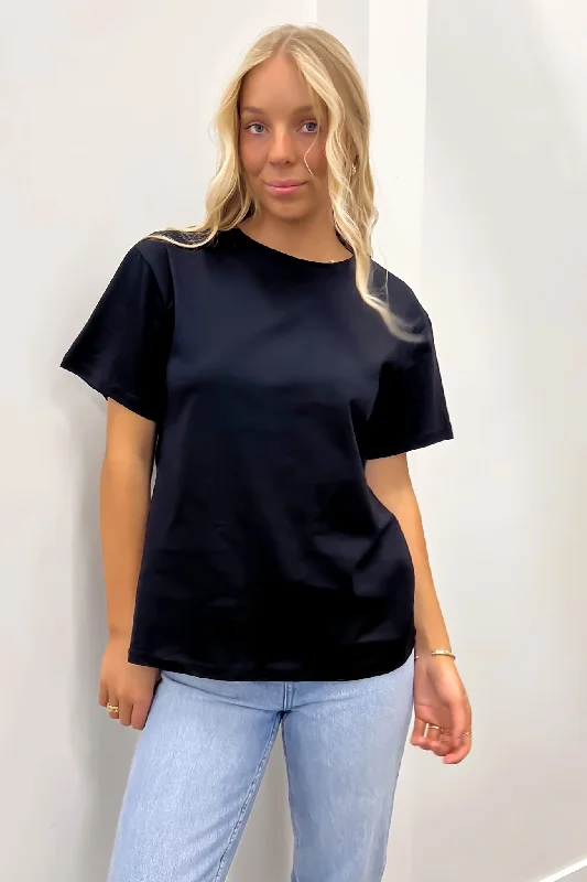 Women's Evening Wear Kaylah Tee Black