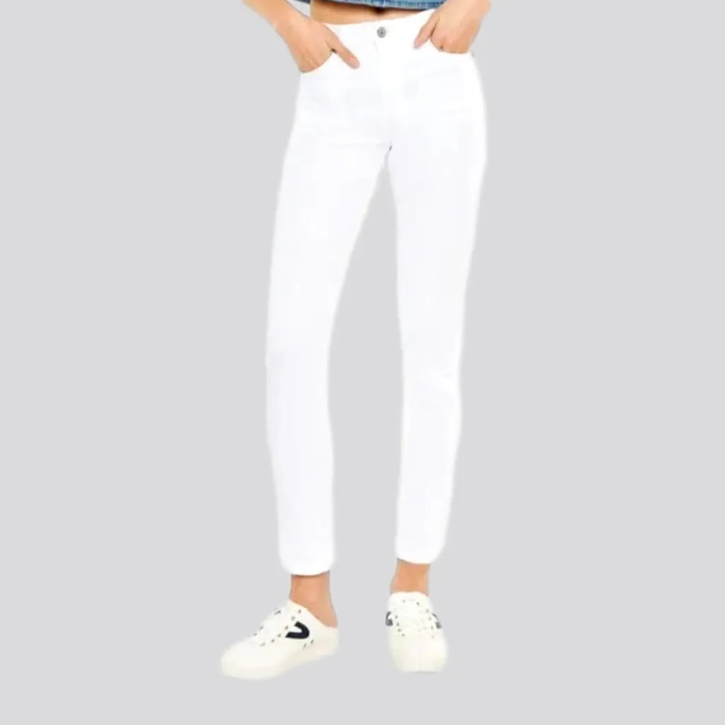 Women Wear Boutique Women's white jeans