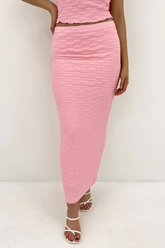 Affordable Women's Apparel Sophie Maxi Skirt Pink