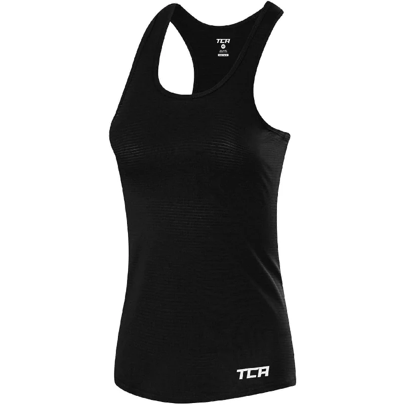 Women's Everyday Clothes TCA Air Racerback Womens Training Vest Tank Top - Black