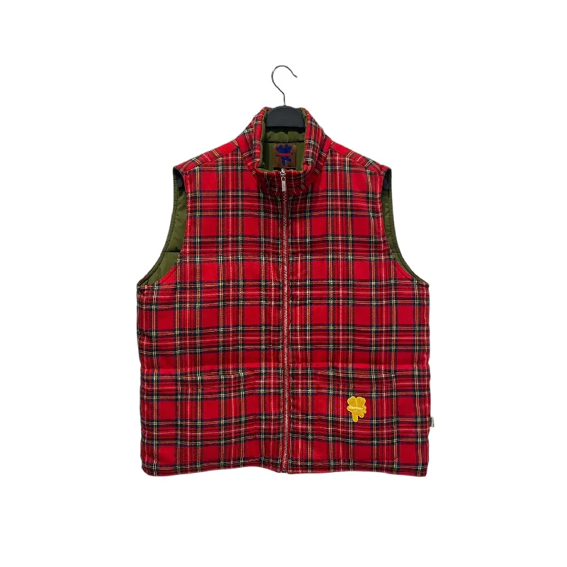 Charming Everyday Clothing For Women Heaven By Marc Jacobs/Puffer Vest/M/Plaid/Cotton/RED/Red Puffer