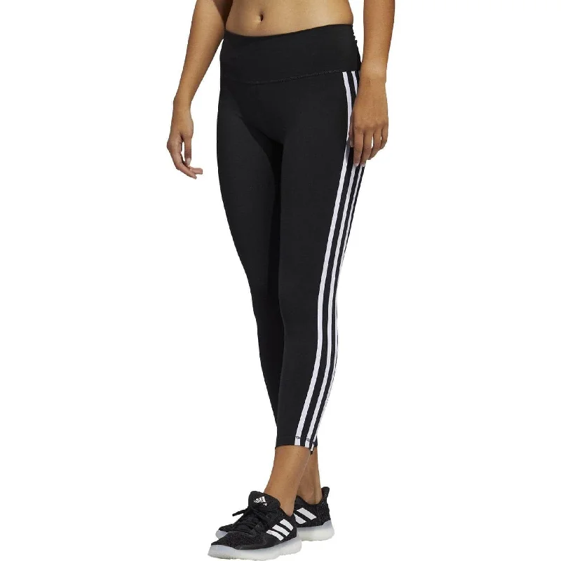 Women's Activewear Outfit adidas Believe This 2.0 3 Stripes High Rise Womens 7/8 Training Tights - Black