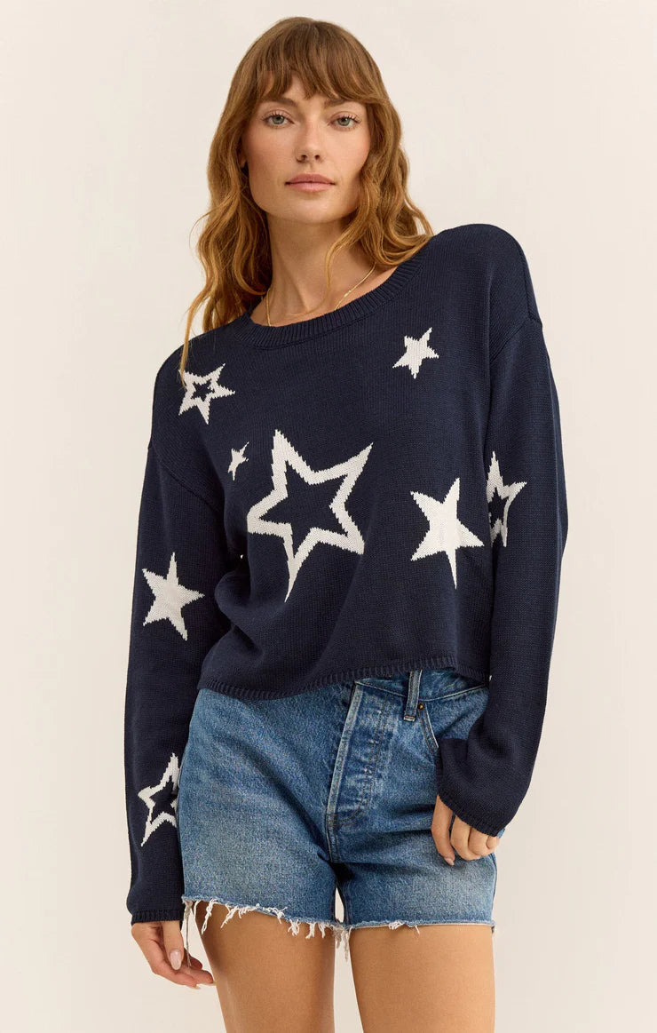 Women's Comfortable Lounge Garments Z Supply Seeing Stars Sweater