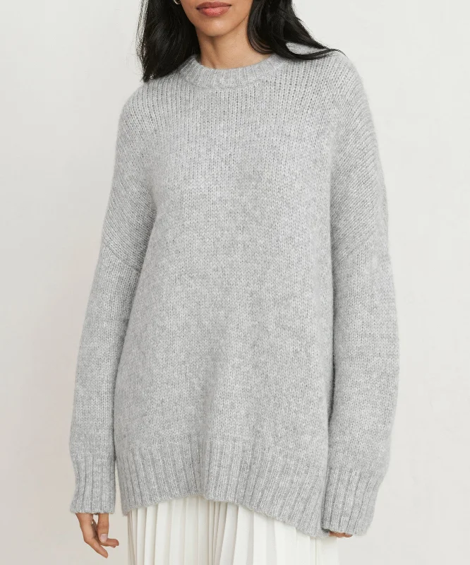 Women's Clothing Boutique Alpaca Cocoon Crewneck