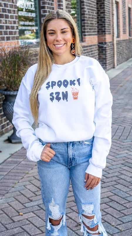 Women's Plus-Size Apparel Spooky Szn PSL Sweatshirt