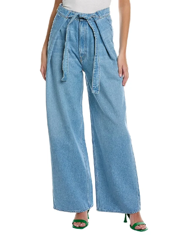 Elegant Women's Evening Garments MOTHER Denim The Fold-In Funnel Sneak All You Can Eat Wide Leg Jean