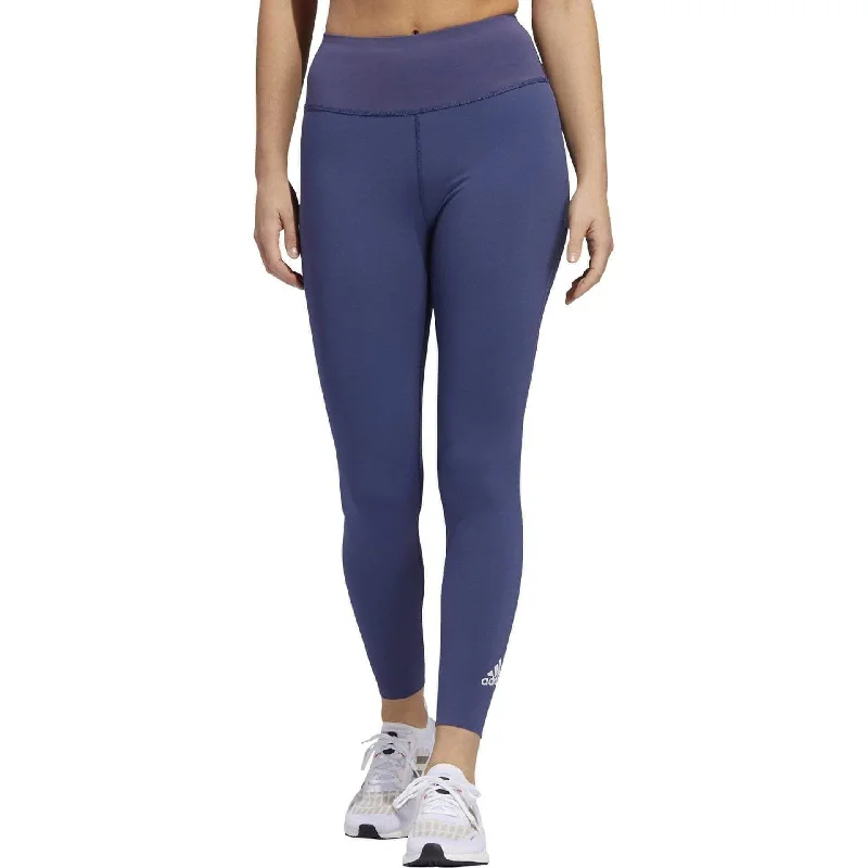 Women's Elegant Evening Outfit adidas HEAT.RDY High Rise Womens 7/8 Training Tights - Blue