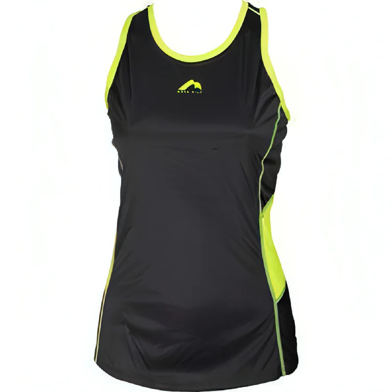 Women's Clothing For Travel More Mile Racer Back Womens Running Vest - Black