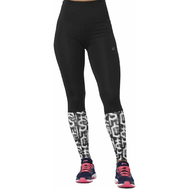 Women's Evening Garments Asics High Waist Womens Long Running Tights - Black