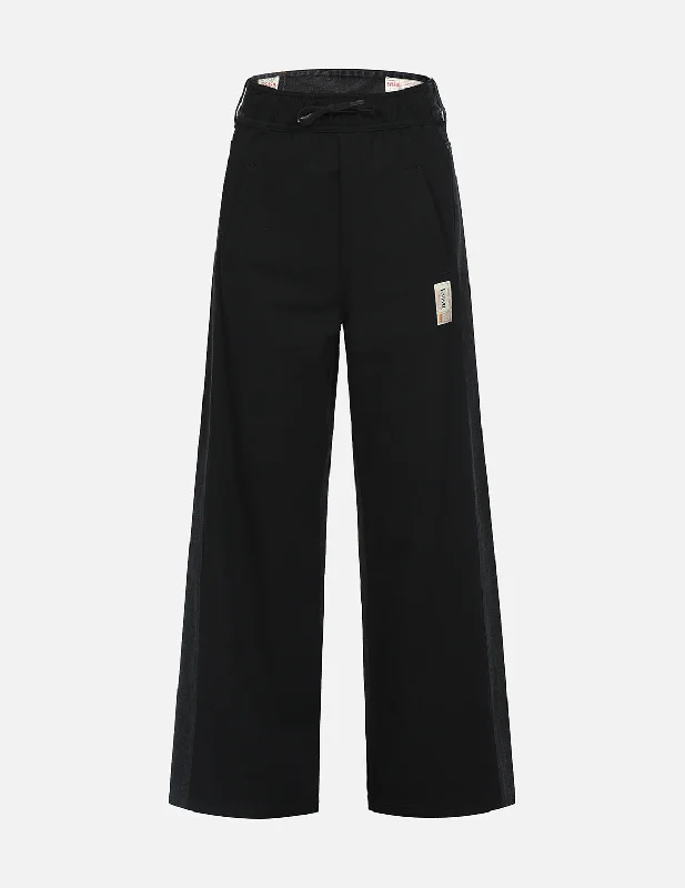 Women's Clothing Sale Online Denim and Terry Reconstructed Wide-Leg Jeans