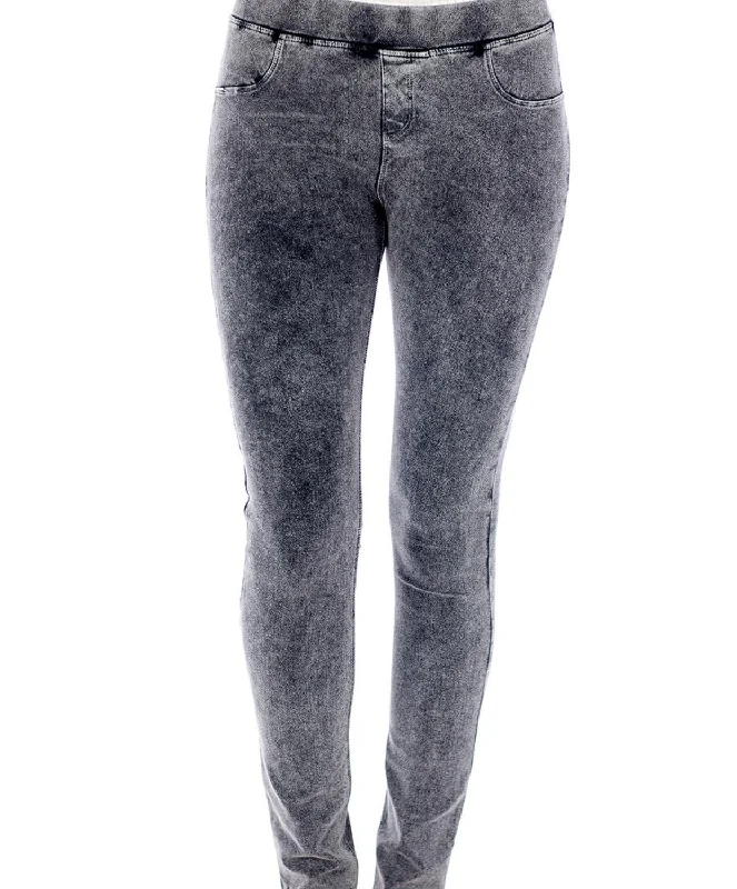 Women's Clothing And Garments Sets Capri Jeggings In Charcoal