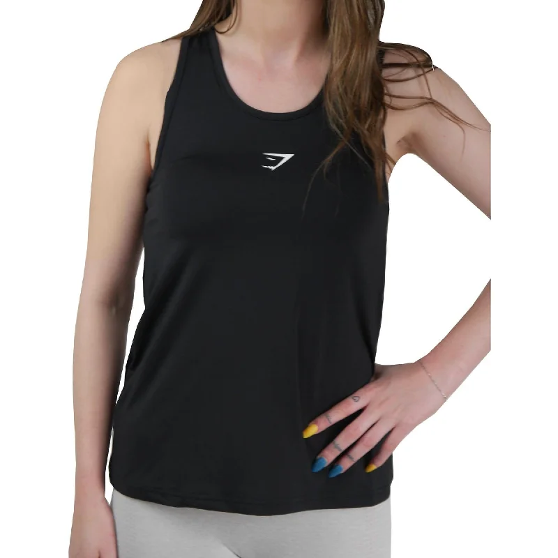 Women's Athleisure Apparel Gymshark Womens Training Vest Tank Top - Black