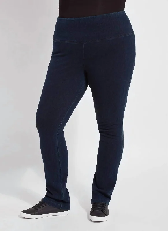 Timeless Women's Apparel Women's Denim Straight Leg Jeans In Indigo