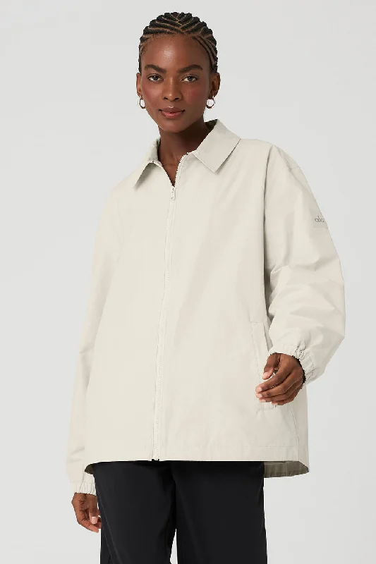 Timeless Women's Clothes Torrent Overshirt - Bone