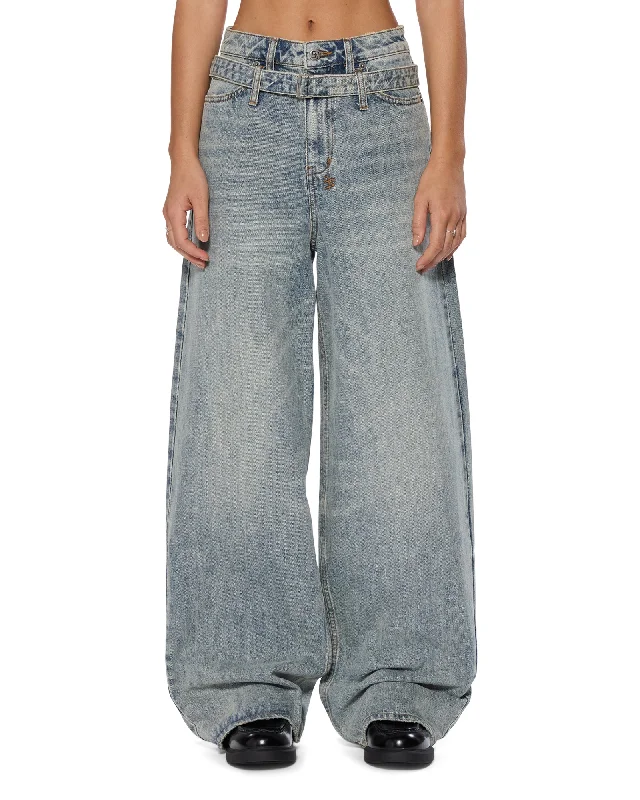 Women's Fashion-Forward Apparel BAGGY JEAN ECHOES