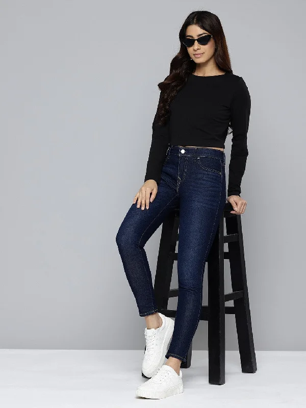 Women's Office Attire Women's Mid Rise 710 Super Skinny Fit Jeans