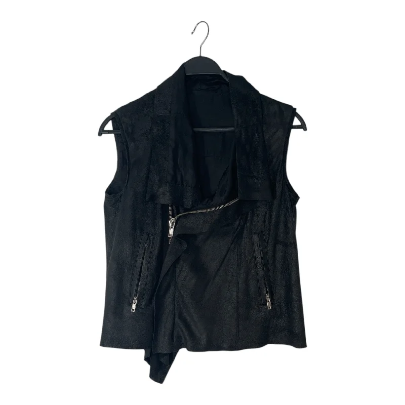 Stylish And Comfortable Clothing For Women Rick Owens/Vest/10/Leather/BLK/LEATHER VEST