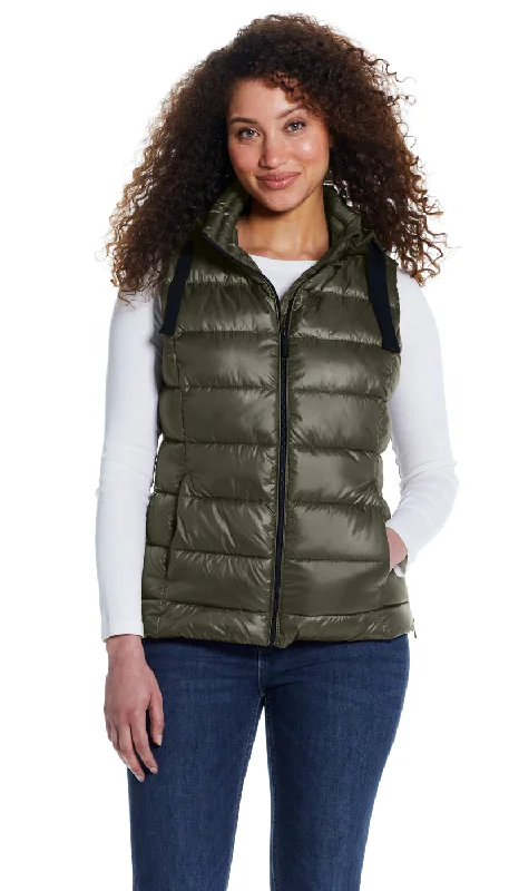 Boutique Dress Online HOODED PUFFER VEST