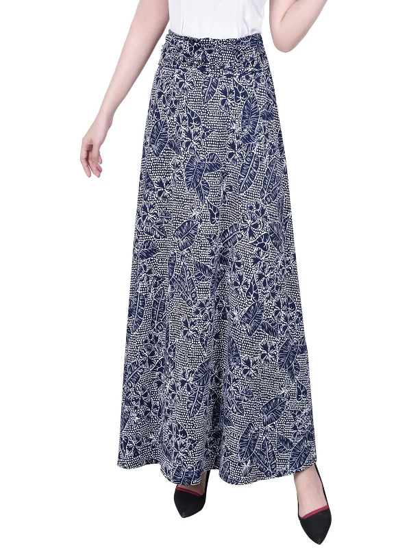 Women's Cozy Outfit For Lounging Petites Womens Long Maxi Skirt