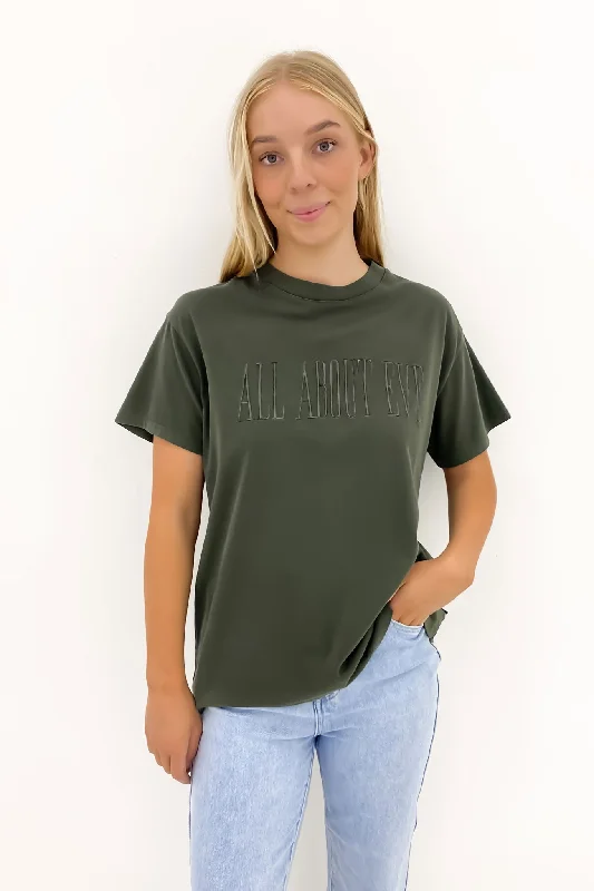 Women's High-Fashion Attire Heritage Tee 2 Forest Green