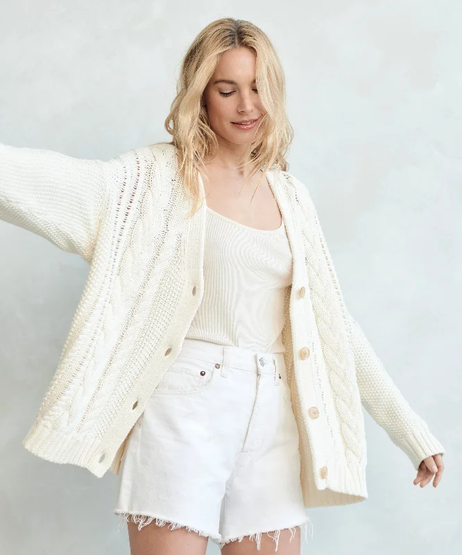 Women's Online Clothing Boutique Cable Cardigan